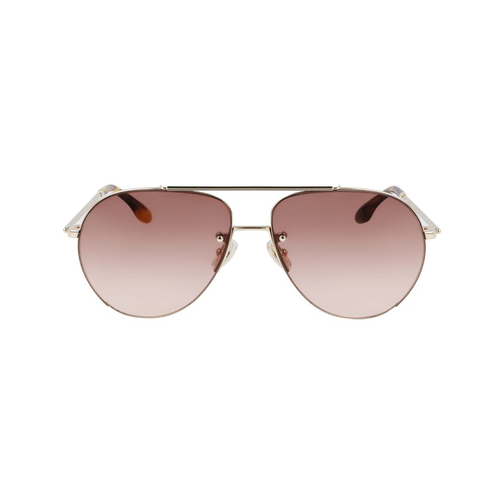 Victoria Beckham Gold Metal Sunglasses - Luxe Marca