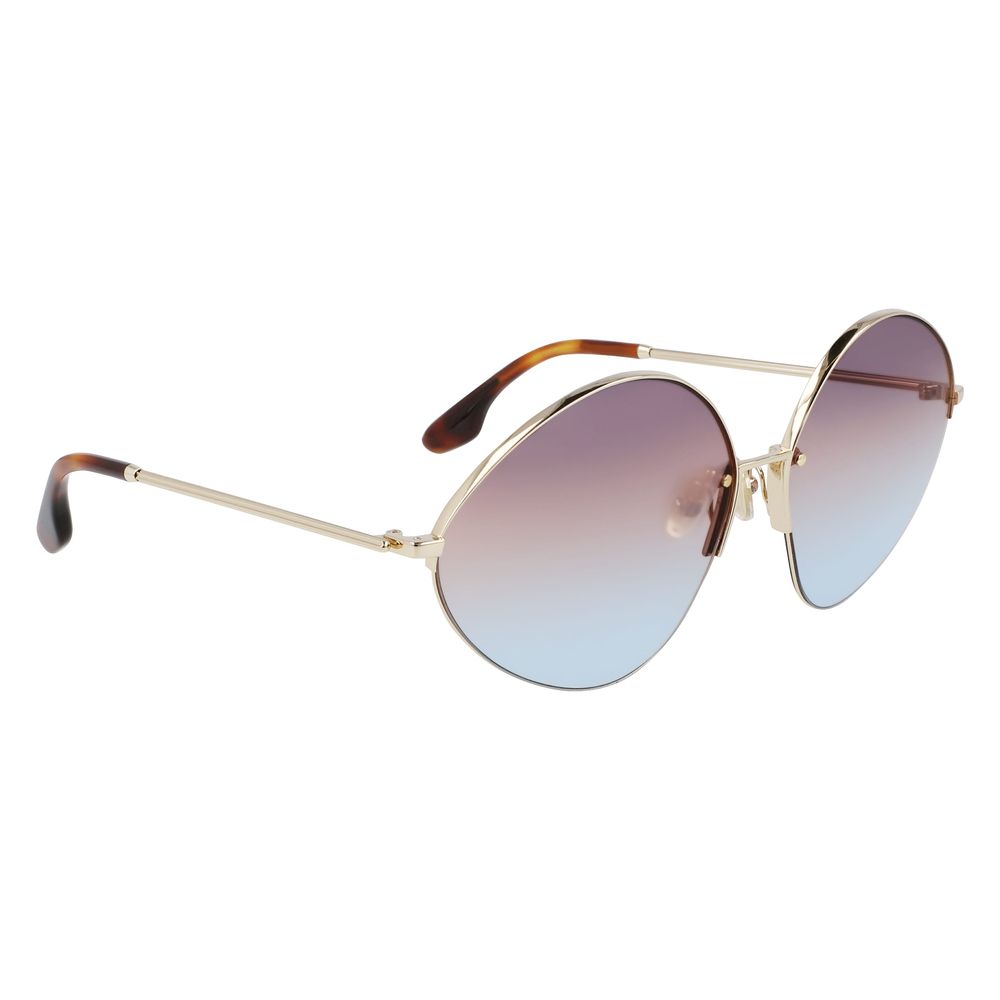 Victoria Beckham Gold Metal Sunglasses - Luxe Marca