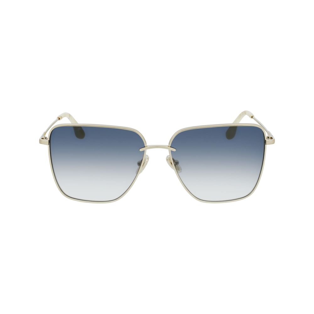 Victoria Beckham Gold Metal Sunglasses - Luxe Marca