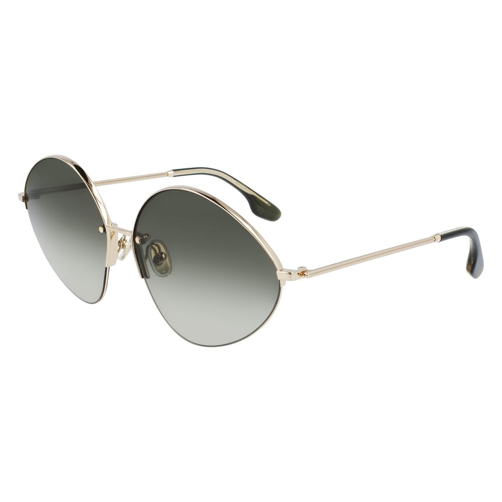 Victoria Beckham Gold Metal Sunglasses - Luxe Marca