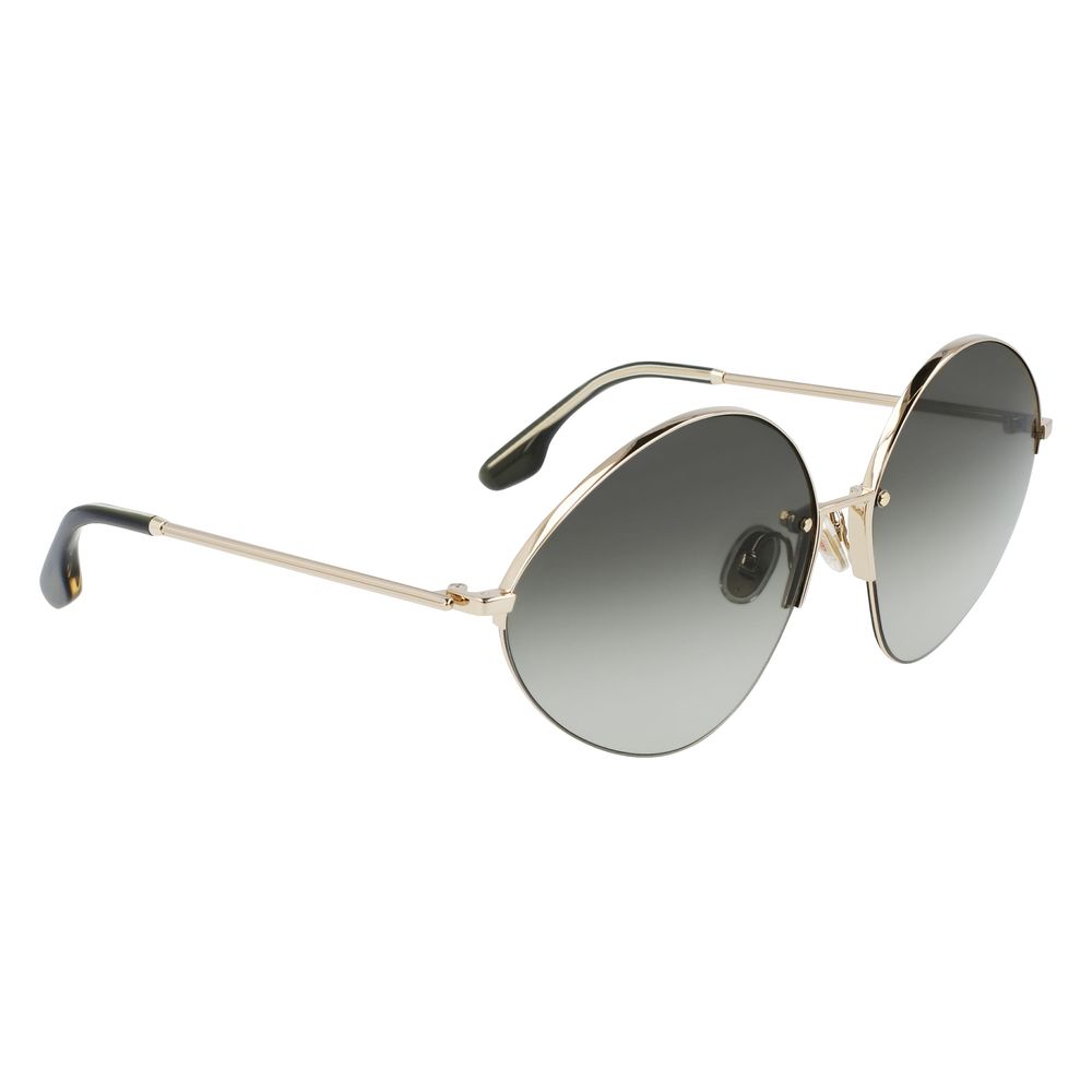 Victoria Beckham Gold Metal Sunglasses - Luxe Marca