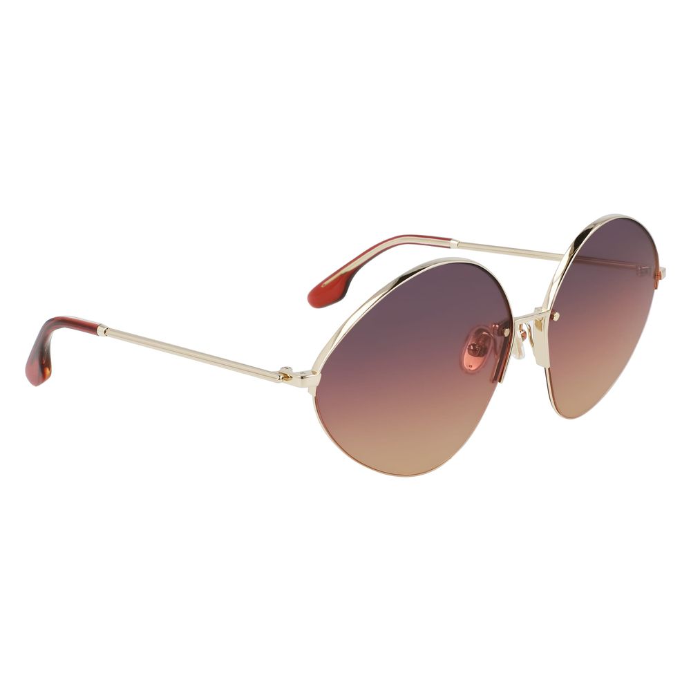 Victoria Beckham Gold Metal Sunglasses - Luxe Marca