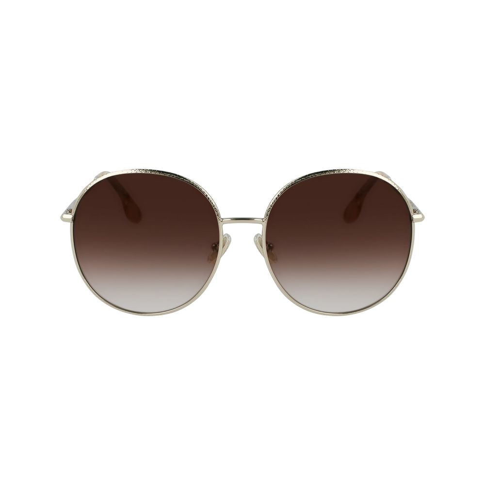 Victoria Beckham Gold Metal Sunglasses - Luxe Marca