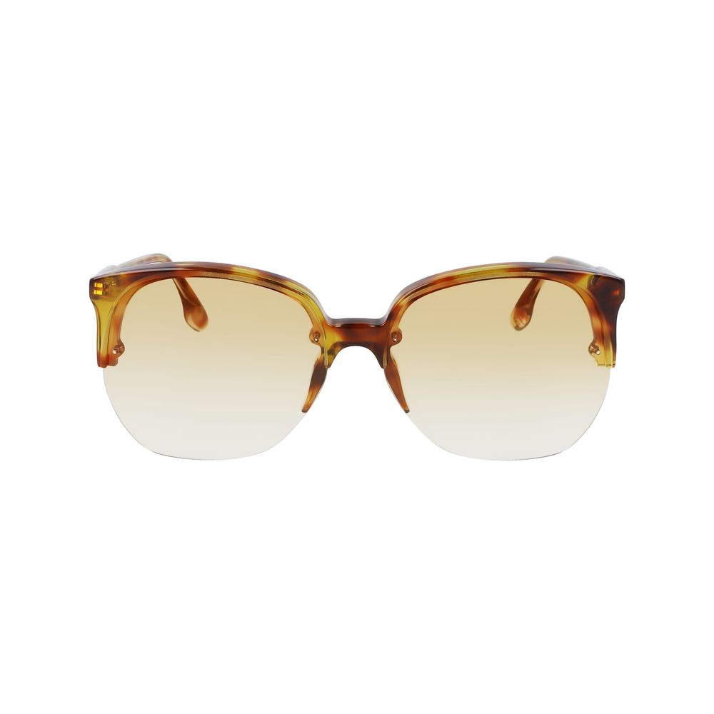 Victoria Beckham Brown Acetate Sunglasses - Luxe Marca