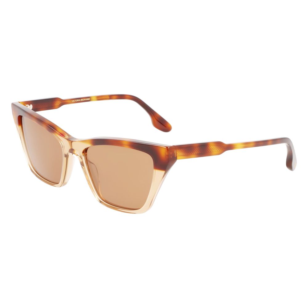 Victoria Beckham Brown Acetate Sunglasses - Luxe Marca