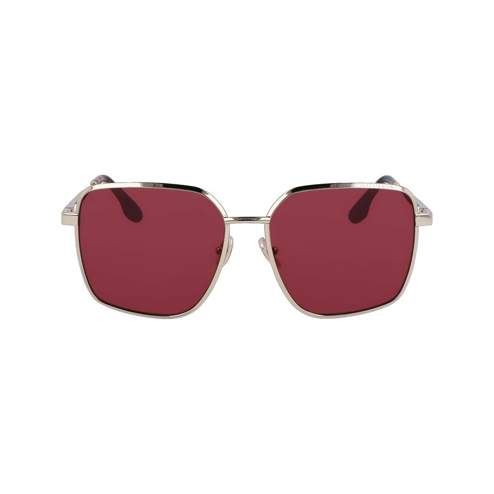 Victoria Beckham Gold Metal Sunglasses - Luxe Marca