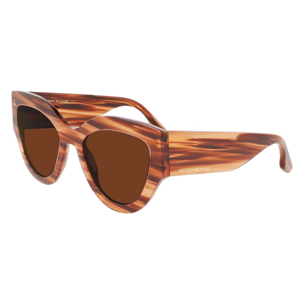 Victoria Beckham Brown Acetate Sunglasses - Luxe Marca