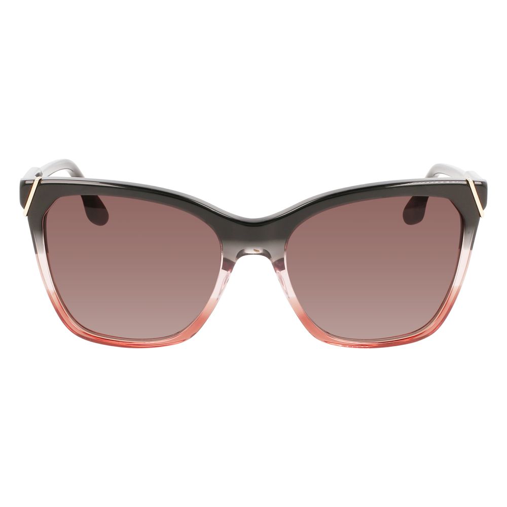 Victoria Beckham Gray Acetate Sunglasses - Luxe Marca