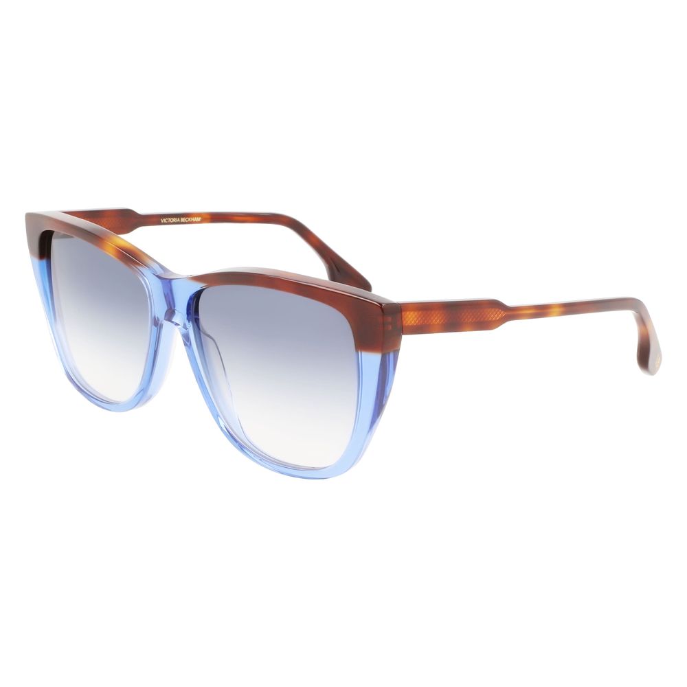 Victoria Beckham Blue Acetate Sunglasses - Luxe Marca