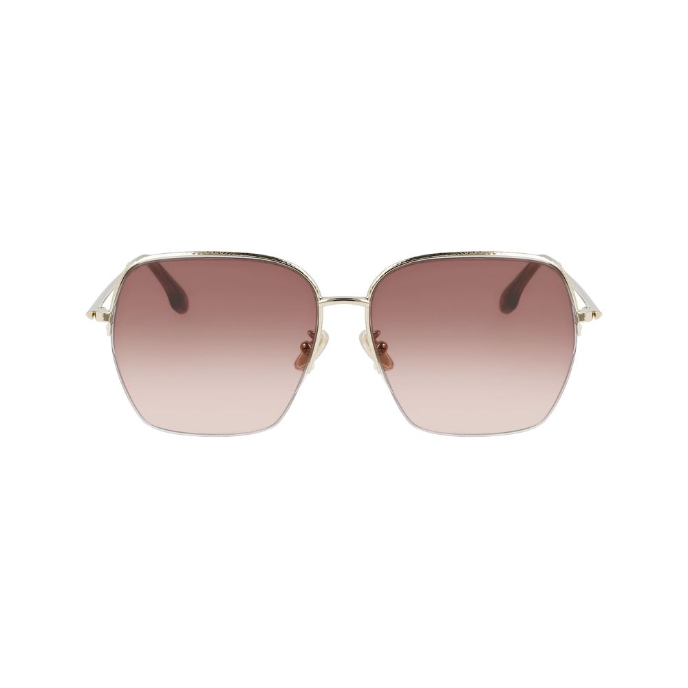 Victoria Beckham Gold Metal Sunglasses - Luxe Marca