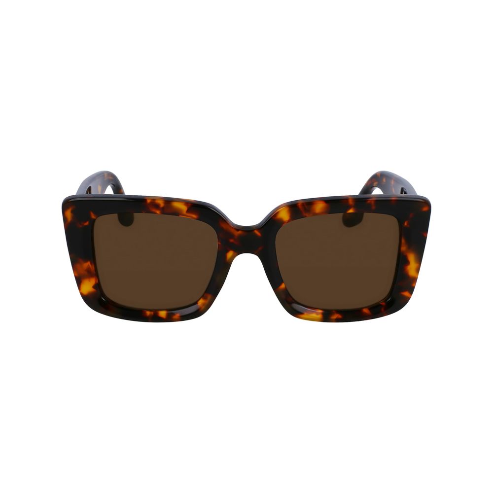 Victoria Beckham Brown Acetate Sunglasses - Luxe Marca