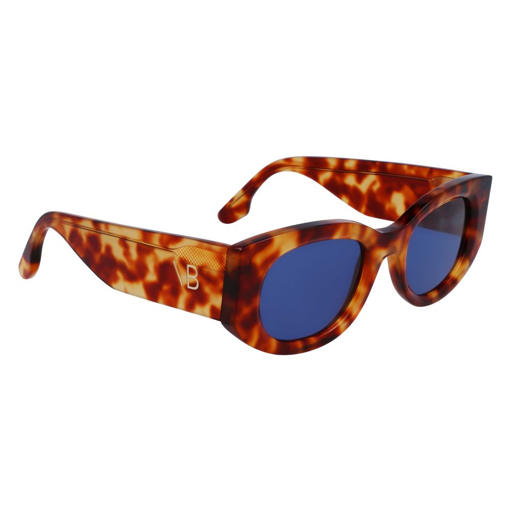 Victoria Beckham Brown Acetate Sunglasses