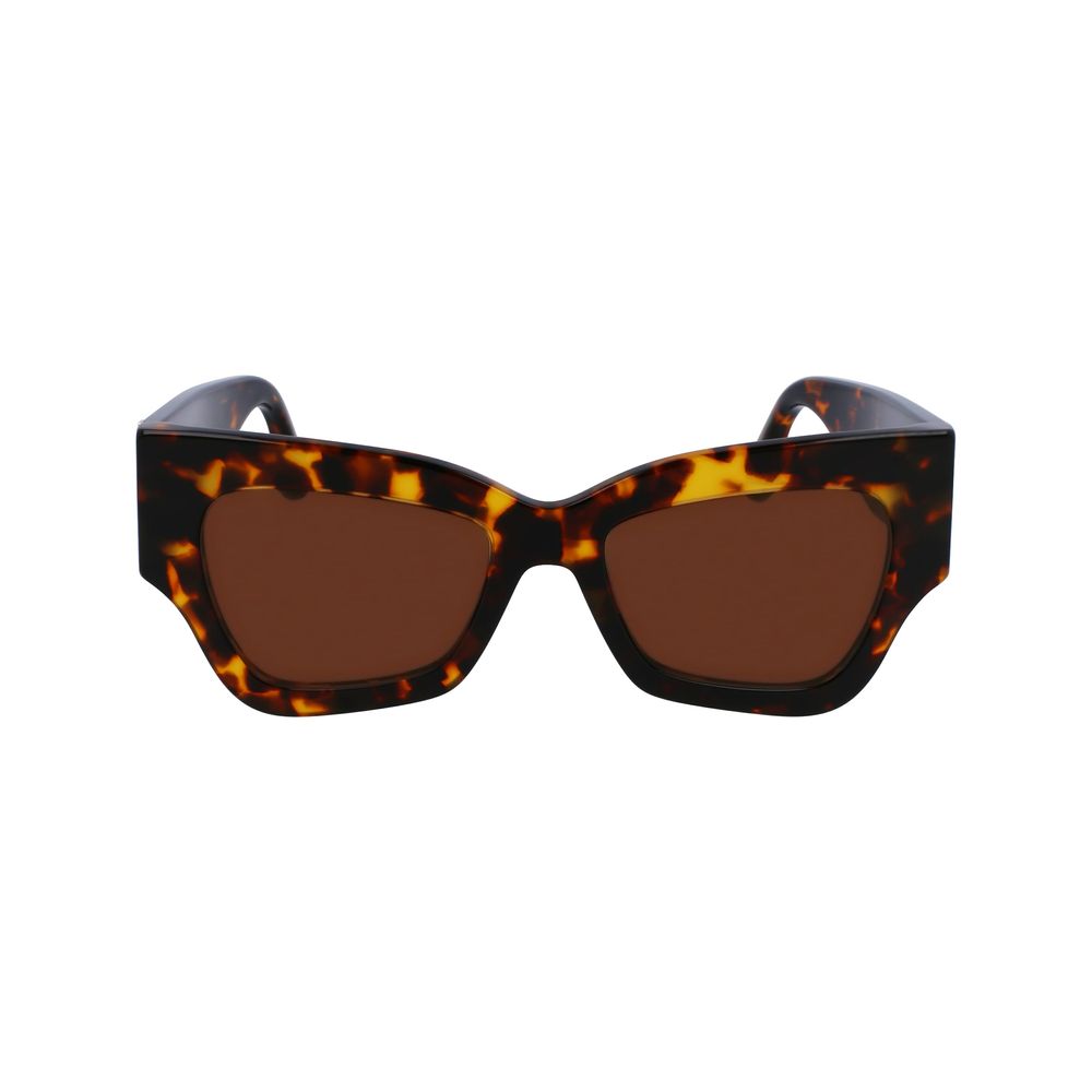 Victoria Beckham Brown Acetate Sunglasses - Luxe Marca