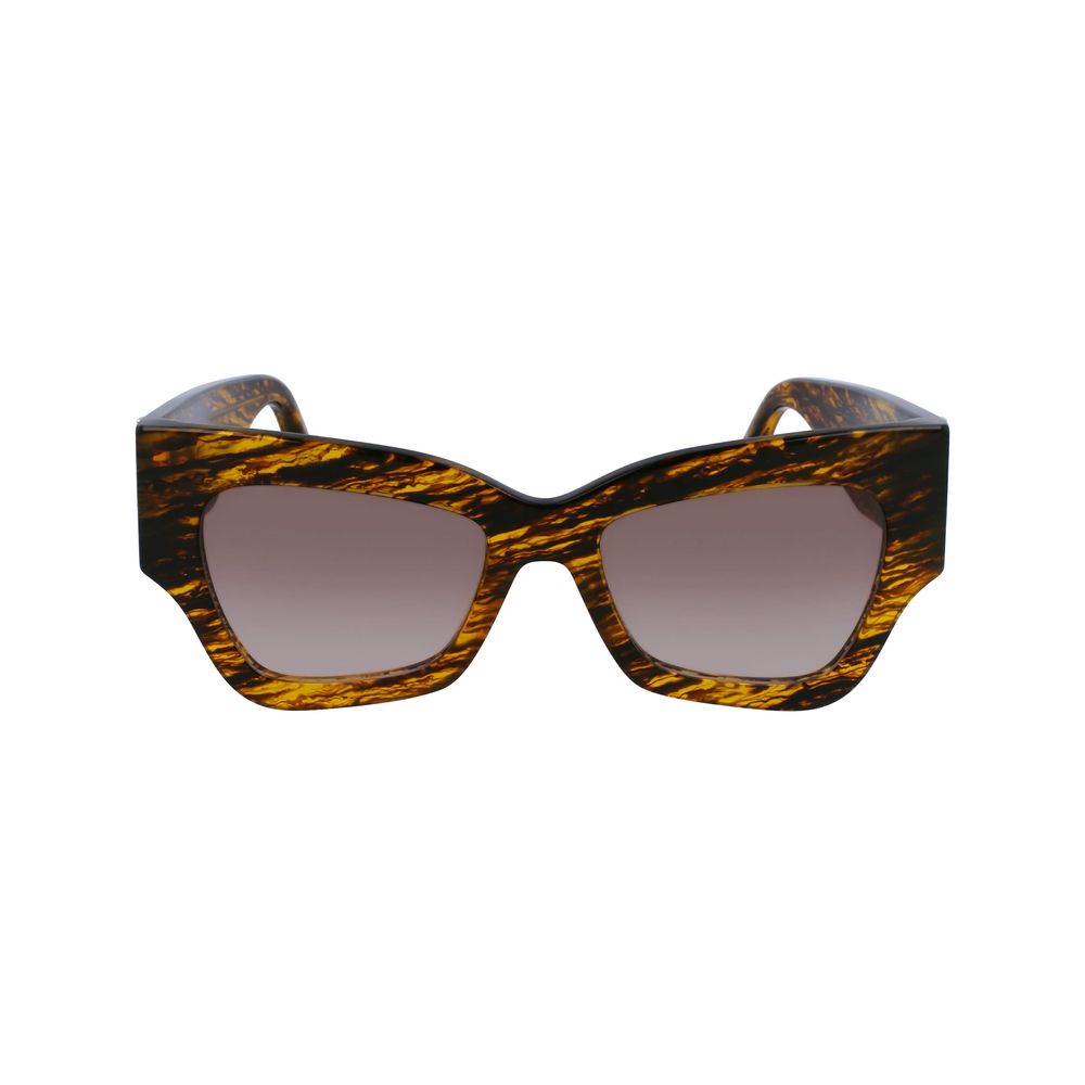 Victoria Beckham Brown Acetate Sunglasses - Luxe Marca