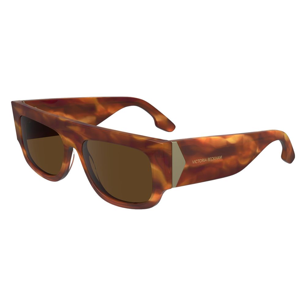 Victoria Beckham Brown Acetate Sunglasses - Luxe Marca