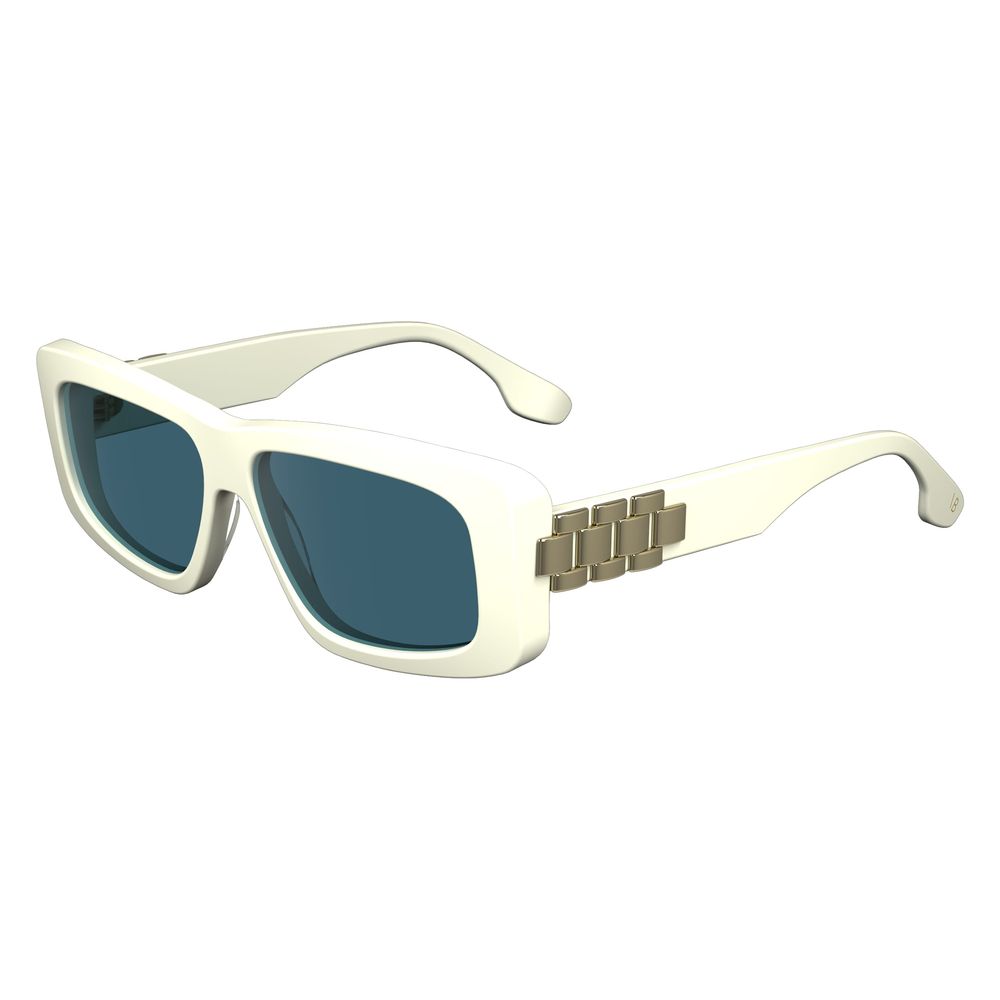 Victoria Beckham White Acetate Sunglasses - Luxe Marca