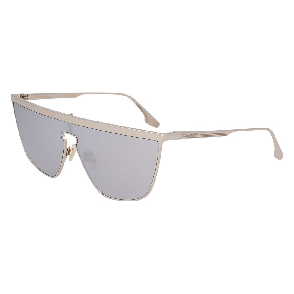 Victoria Beckham Gray Metal Sunglasses - Luxe Marca