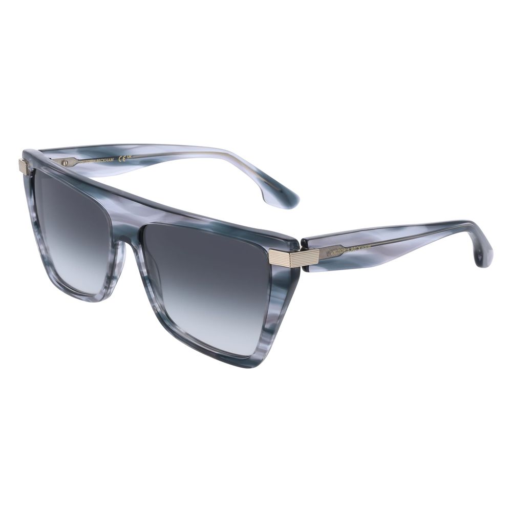 Victoria Beckham Gray Acetate Sunglasses - Luxe Marca