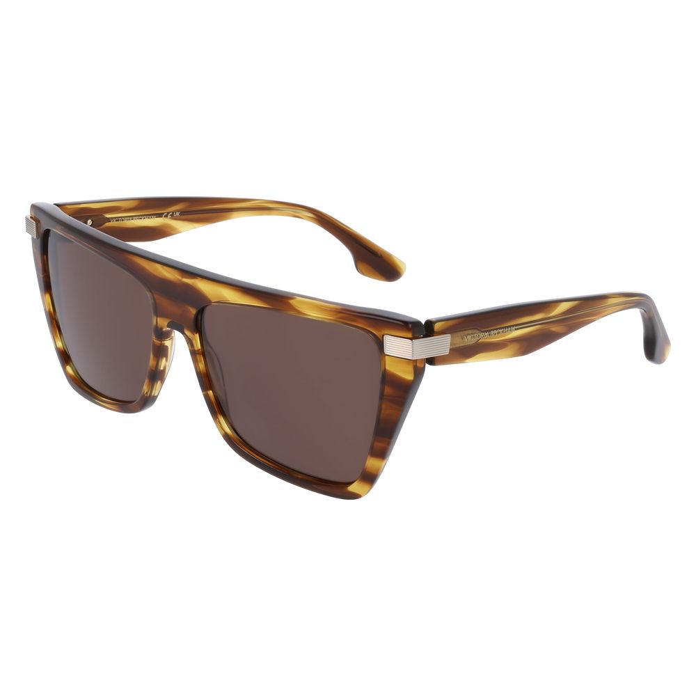 Victoria Beckham Brown Acetate Sunglasses - Luxe Marca