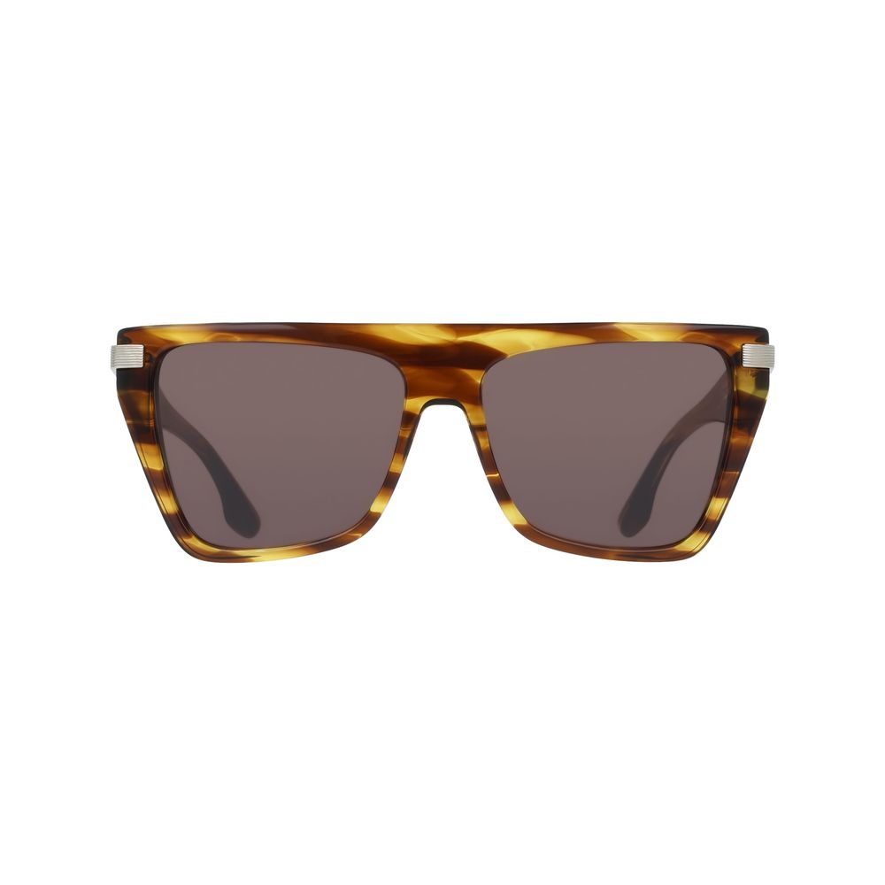 Victoria Beckham Brown Acetate Sunglasses - Luxe Marca