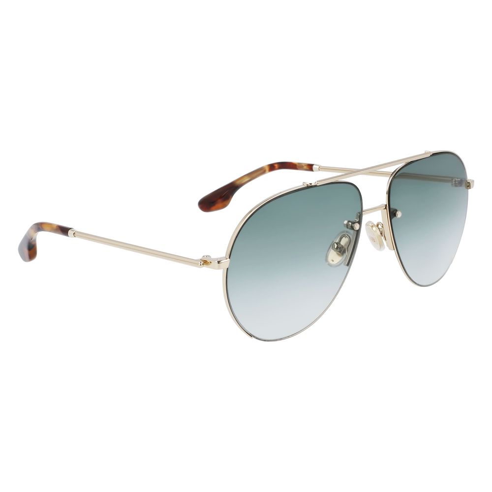 Victoria Beckham Gold Metal Sunglasses - Luxe Marca