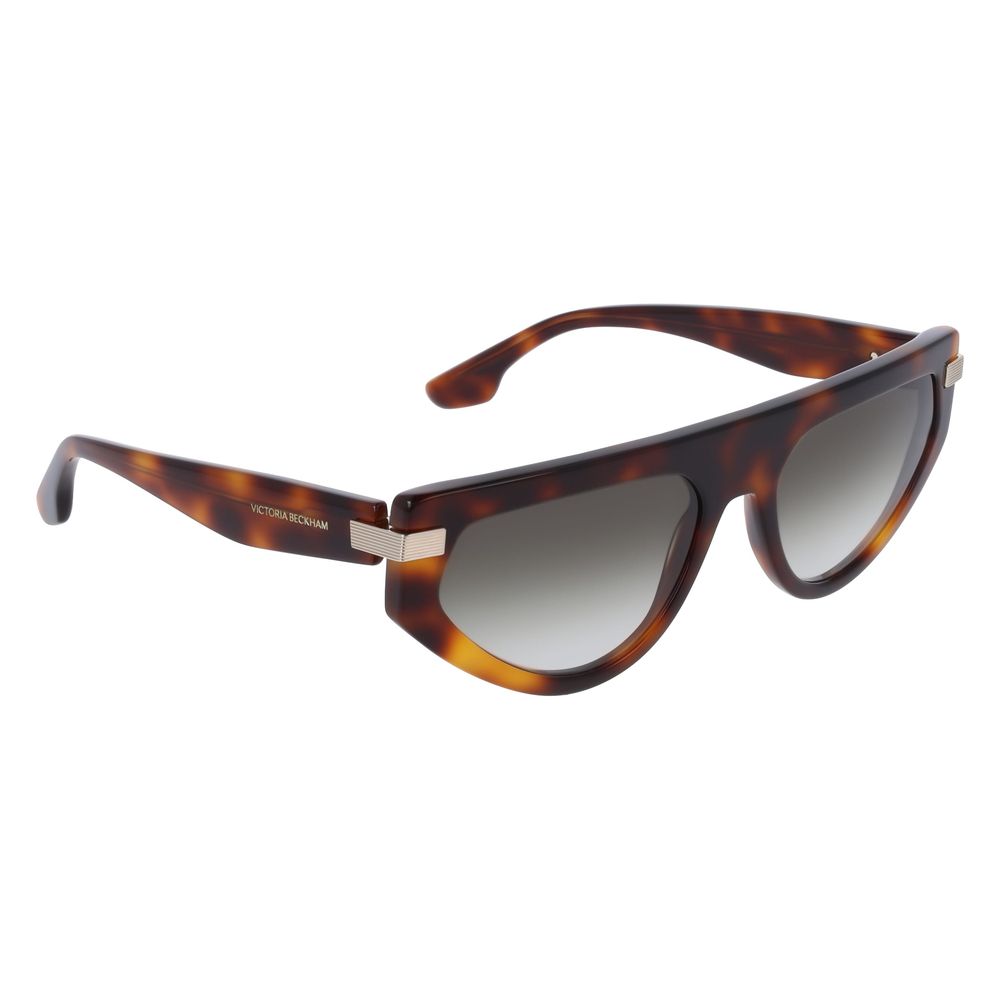 Victoria Beckham Brown Acetate Sunglasses - Luxe Marca