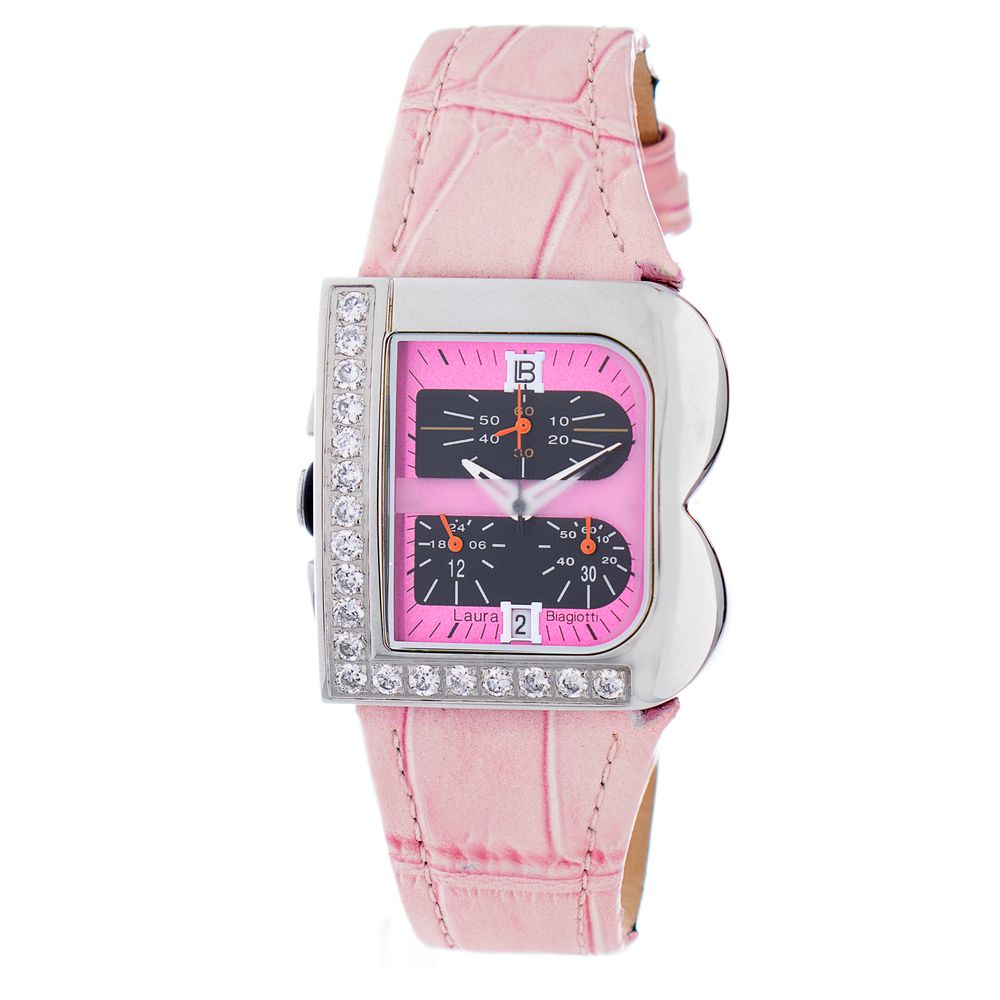 Laura Biagiotti Multicolor Leather Dress Watch