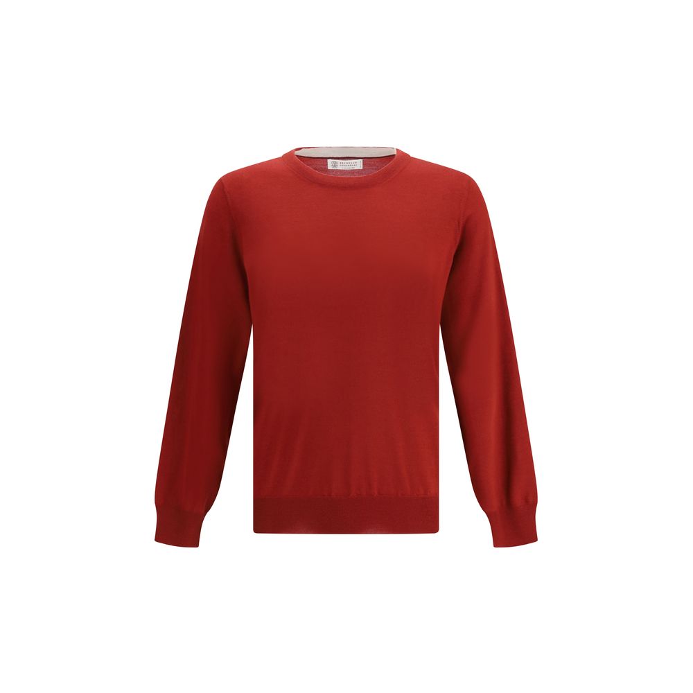 Brunello Cucinelli Multicolor Fleece Wool Sweatshirt