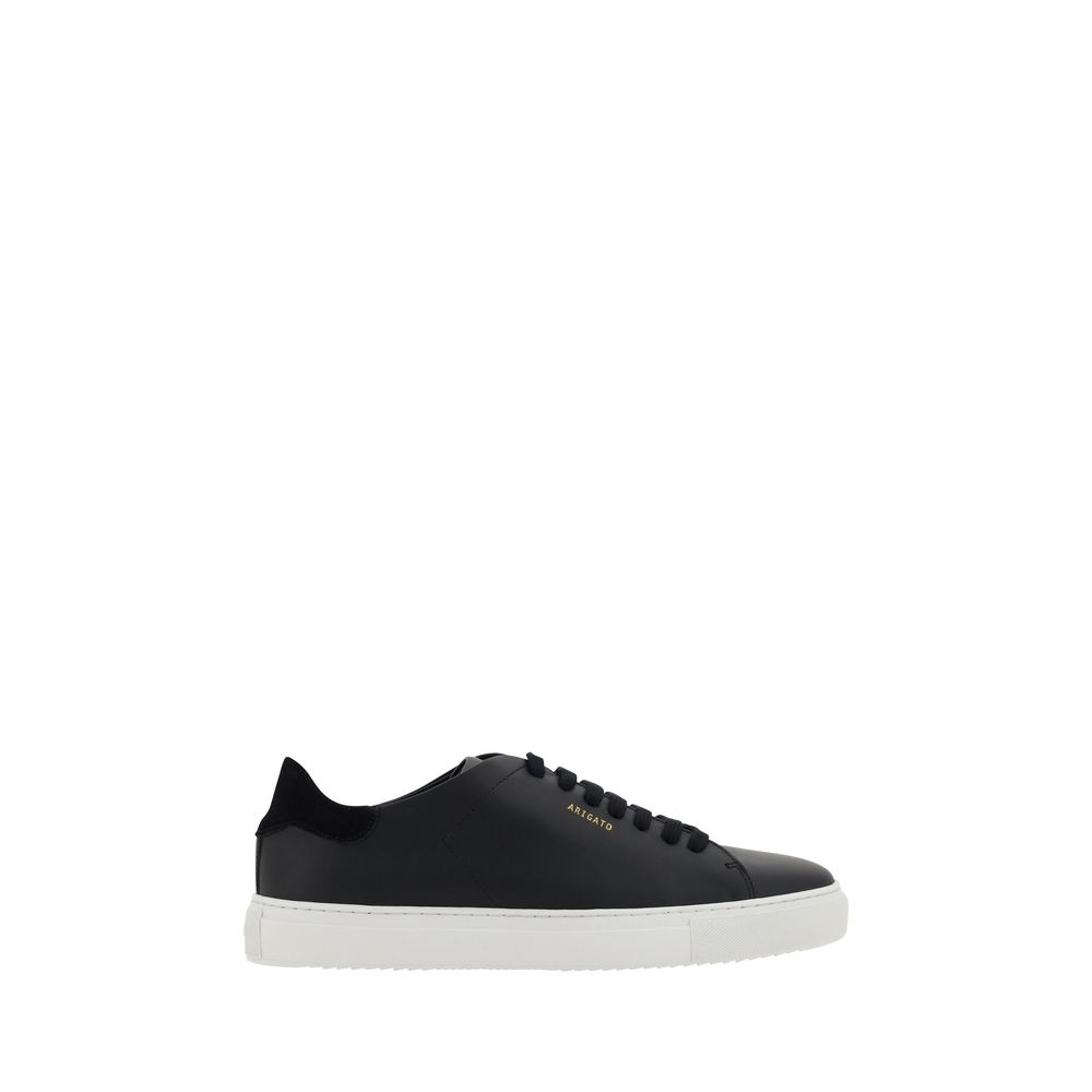 Axel Arigato Black Calf Leather Bos Taurus Low Top Sneakers