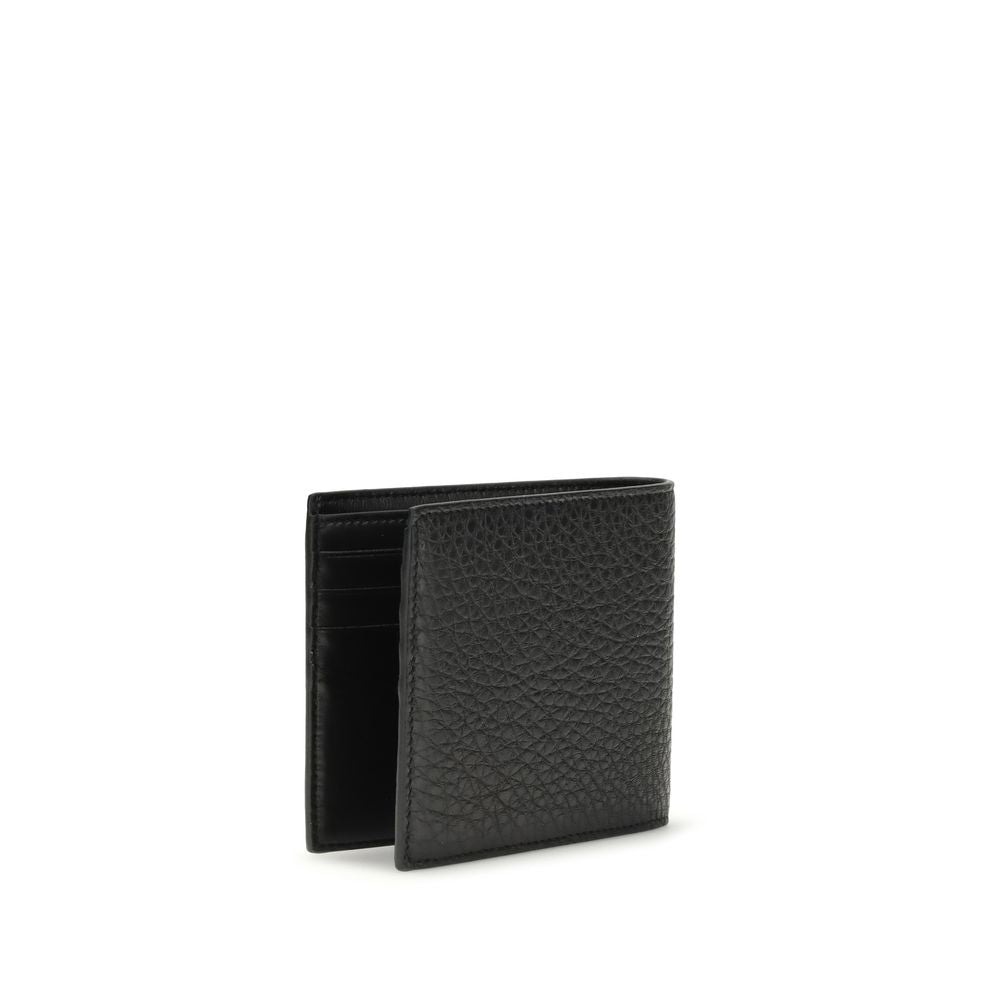 Givenchy Black Calf Leather Bos Taurus Wallet - Luxe Marca