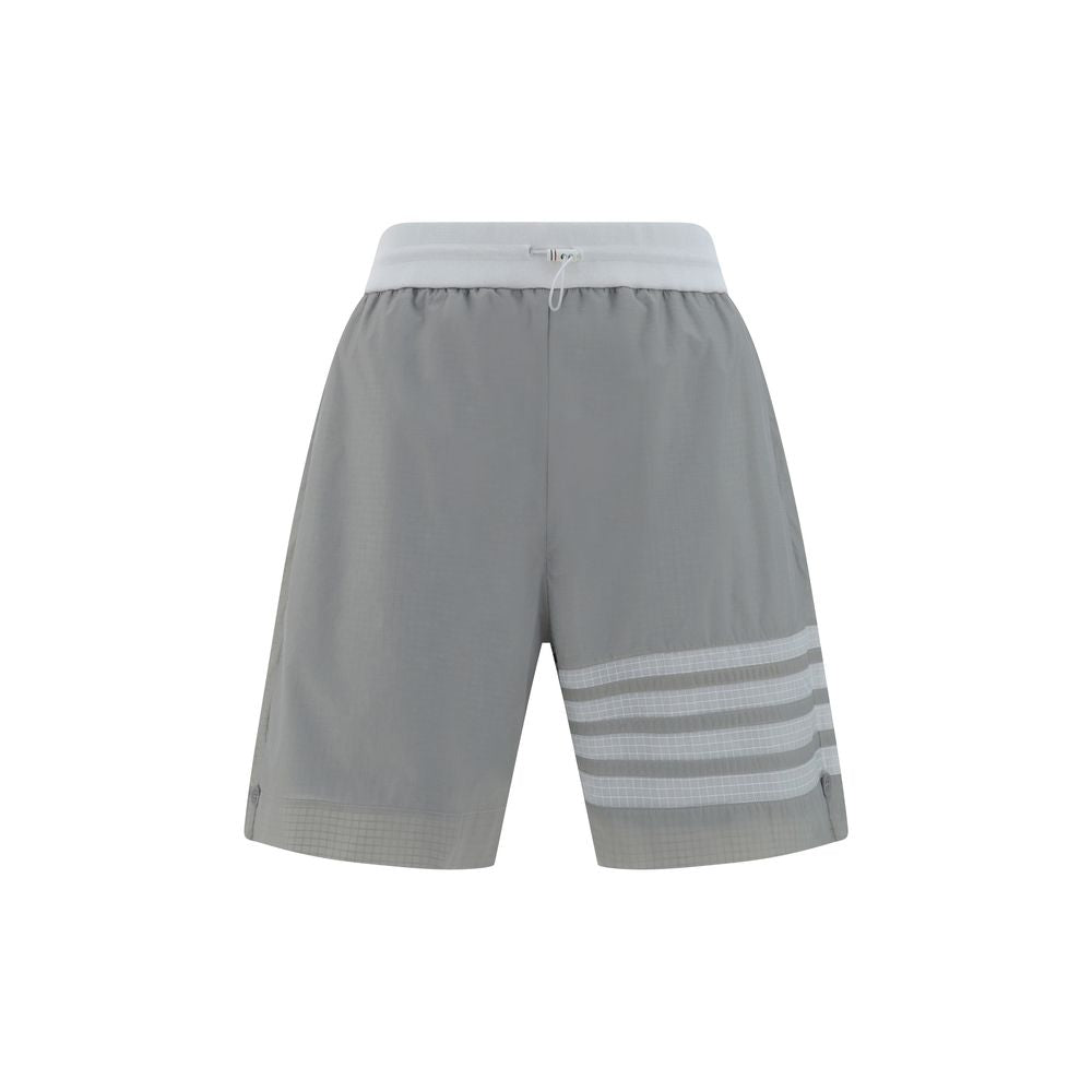 Thom Browne Gray Polyamide Bermuda Shorts