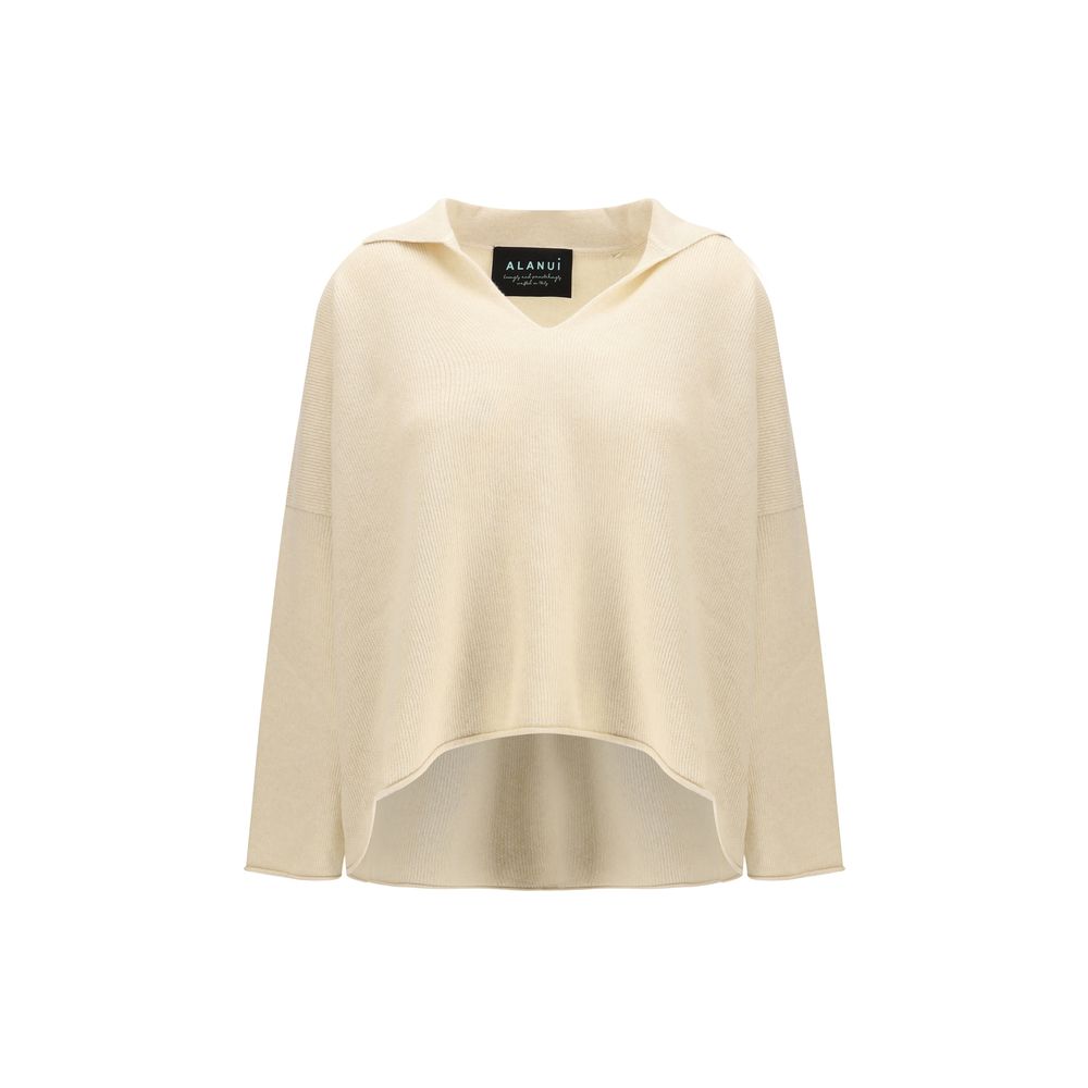 Alanui Beige Cashmere Sweater - Luxe Marca