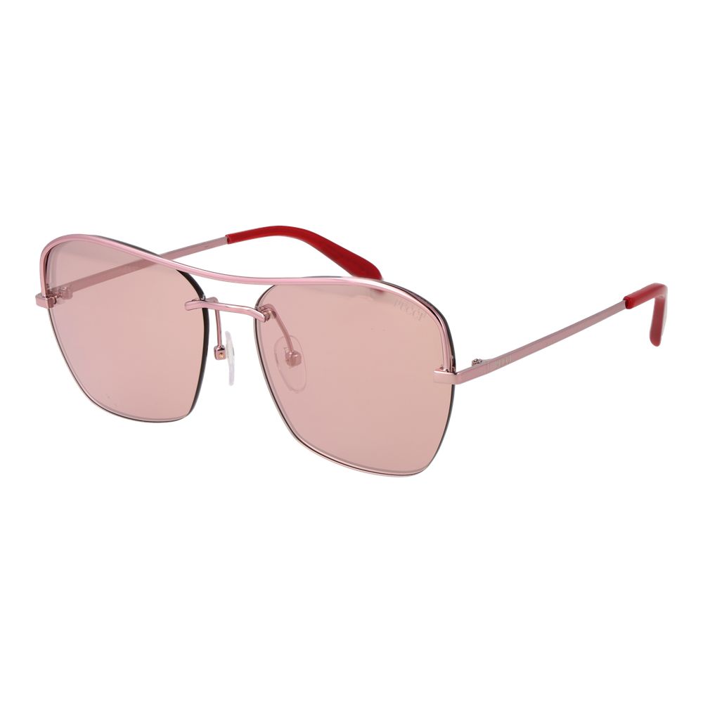 Emilio Pucci Rose Gold Metal Sunglasses - Luxe Marca