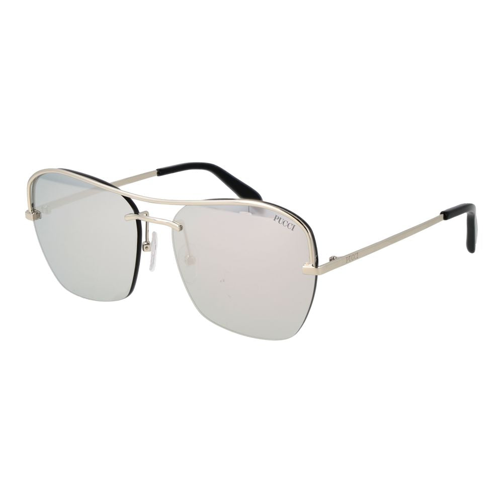 Emilio Pucci Silver Metal Sunglasses - Luxe Marca