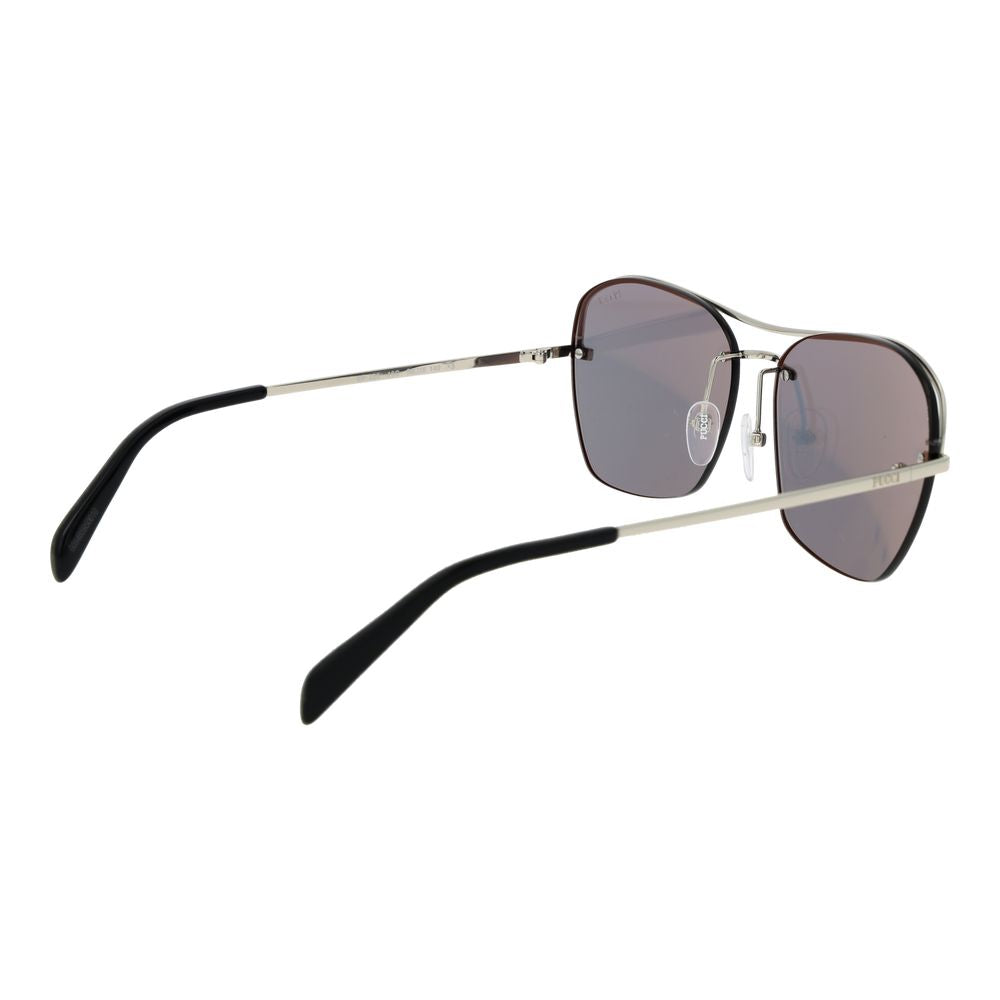 Emilio Pucci Silver Metal Sunglasses - Luxe Marca