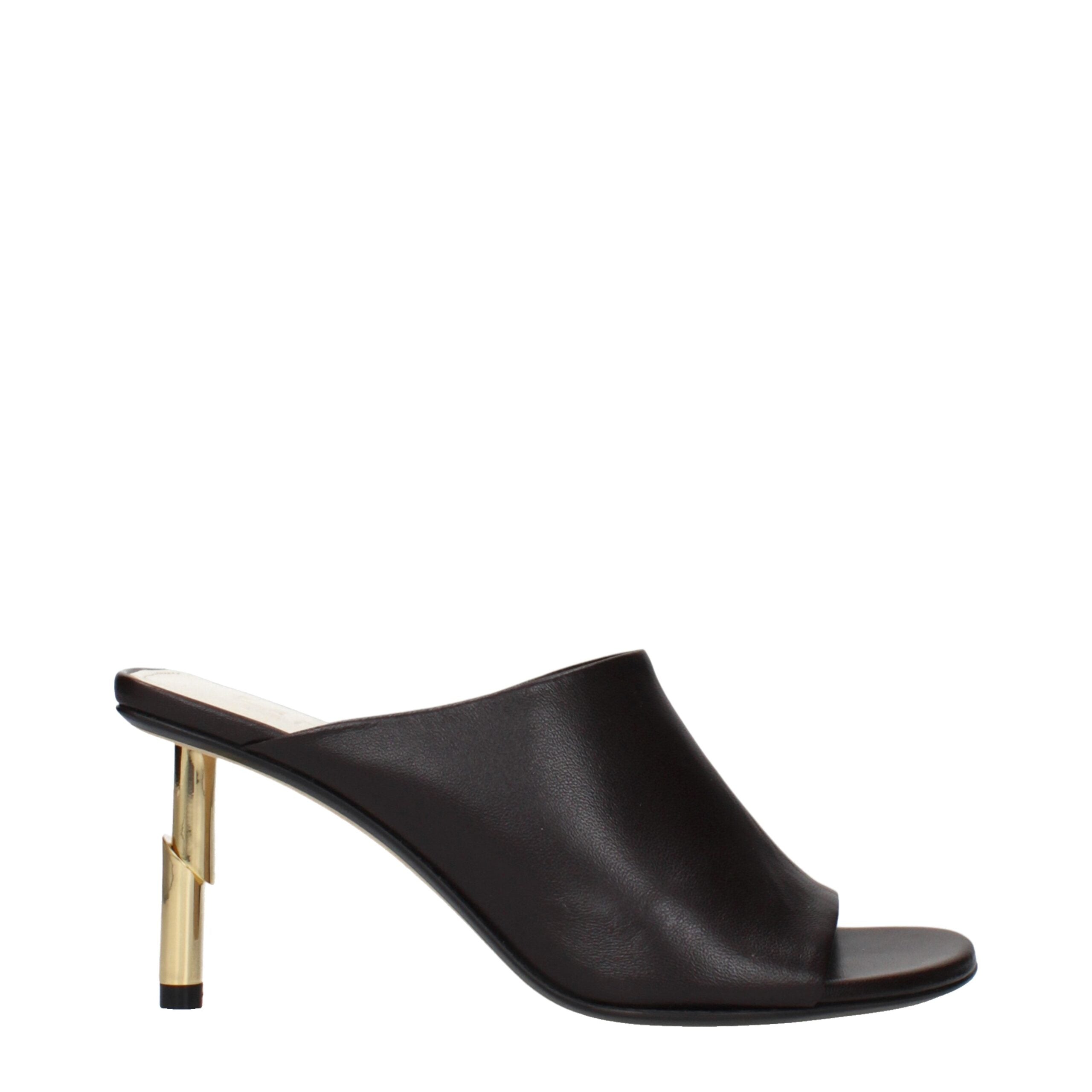 Lanvin Black Leather High Heel Pumps