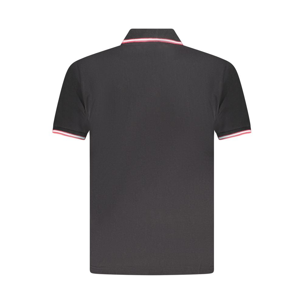 U.S. Grand Polo Black Cotton Polo Shirt