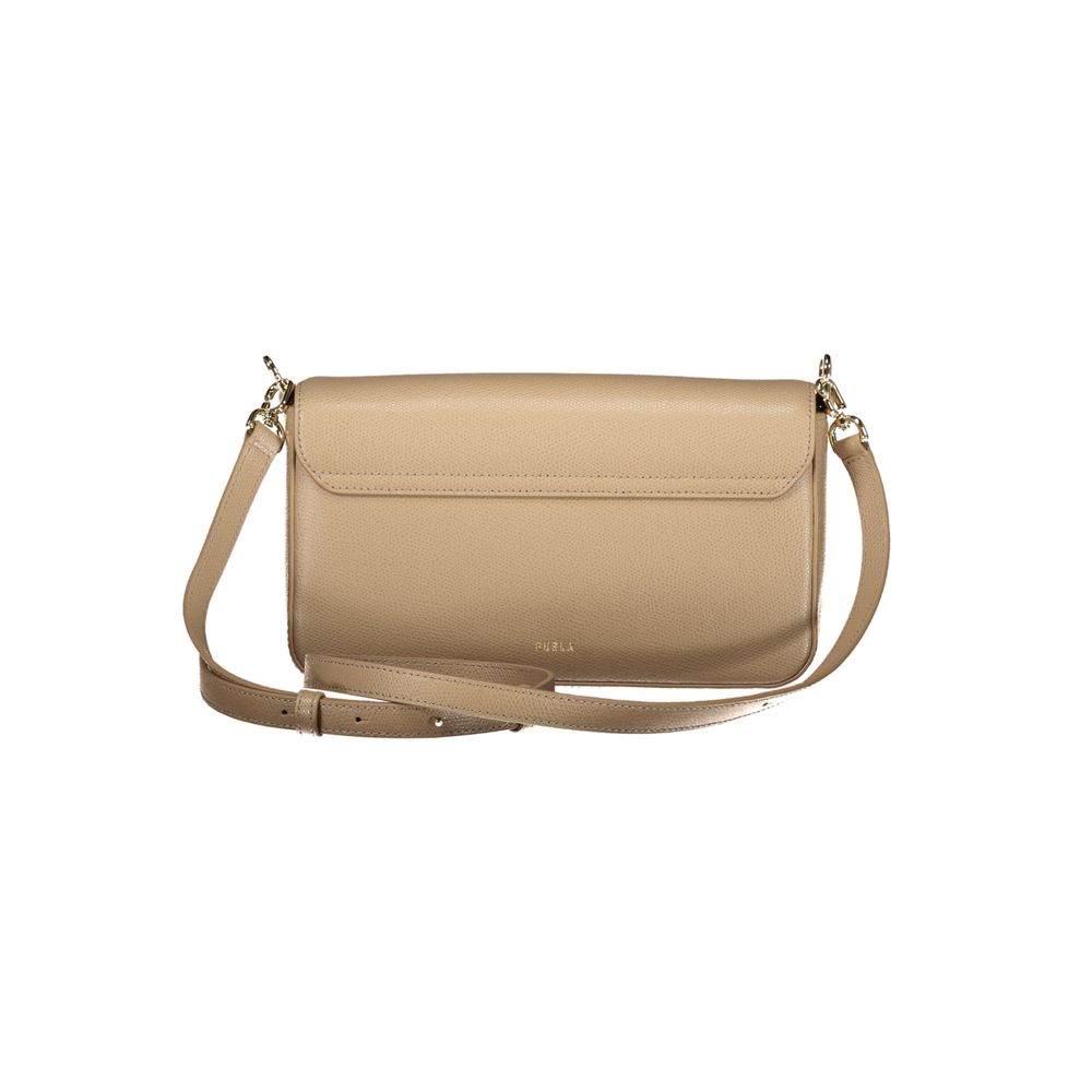 Furla Beige Leather Women Bag