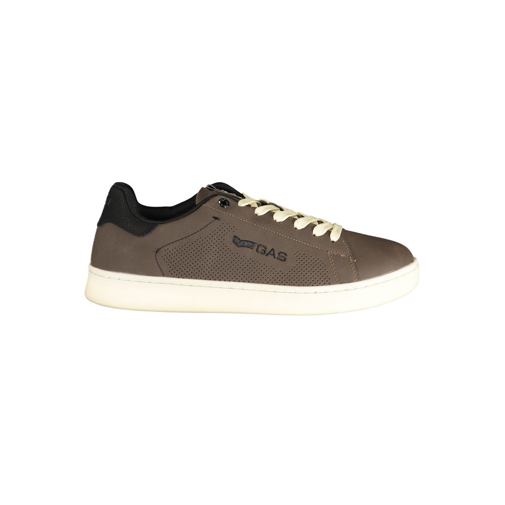 Gas Marrone Polyurethane Men Sneaker