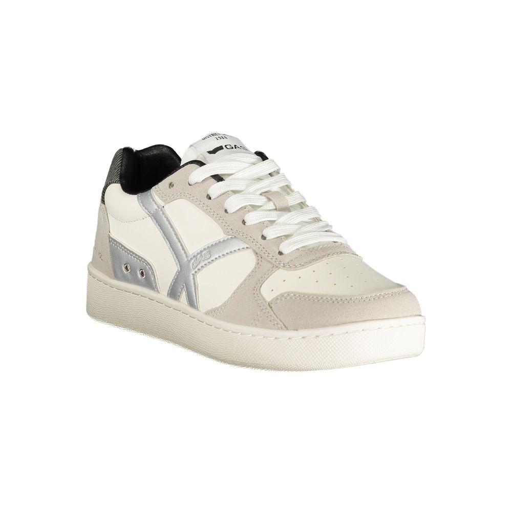 Gas White Polyurethane Women Sneaker