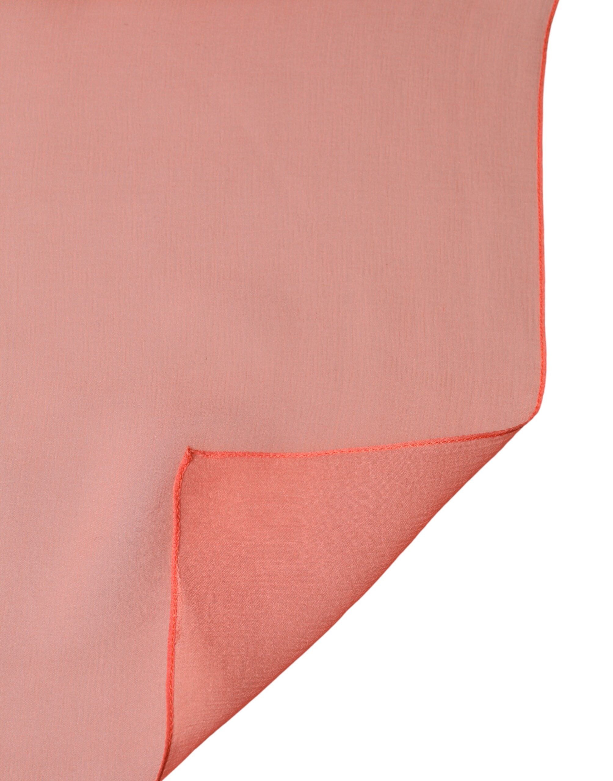 Dolce & Gabbana Orange Stole Silk Neck Wrap Shawl Men Scarf - Luxe Marca
