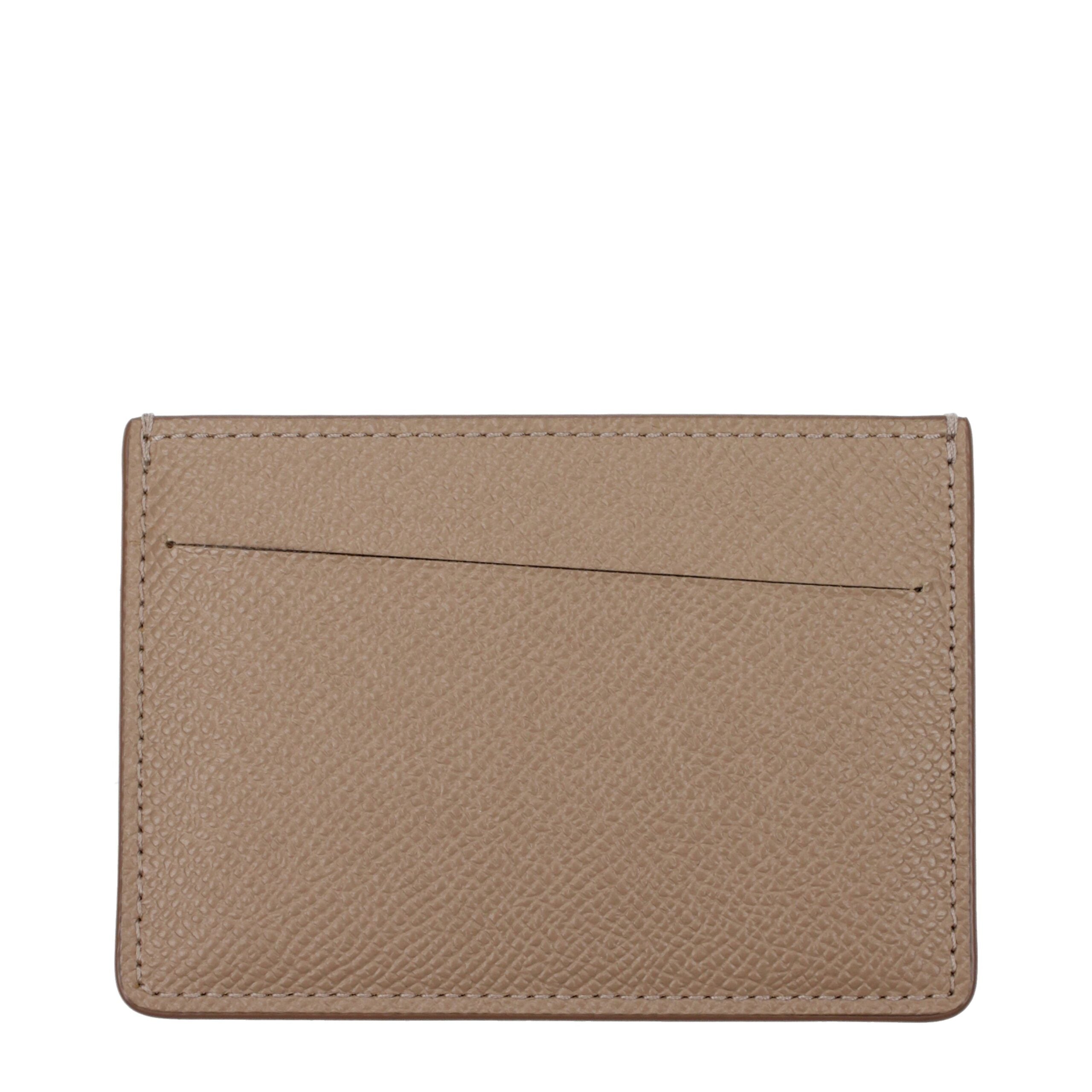 Maison Margiela Beige Leather Cardholder
