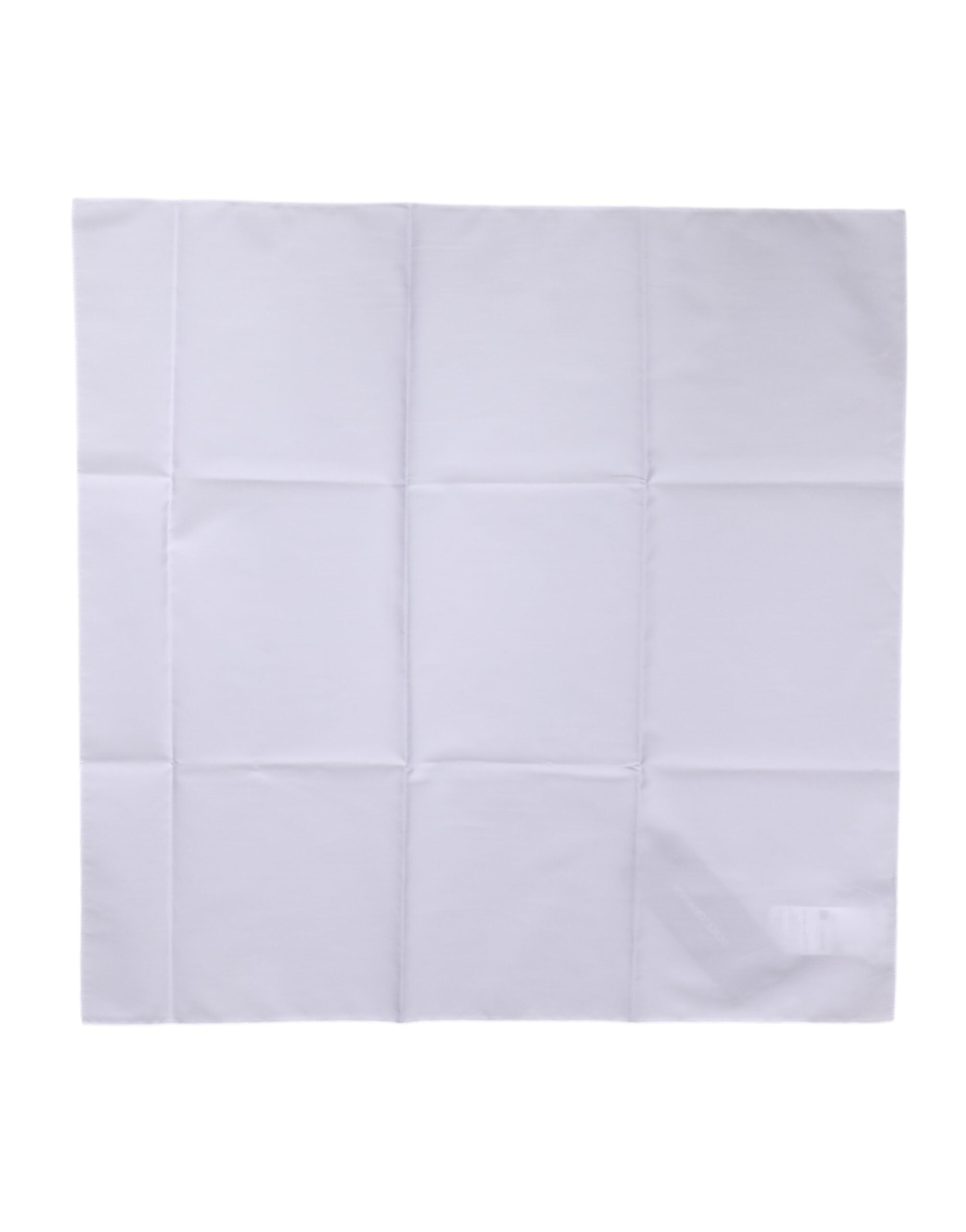 Dolce & Gabbana White Silk Lace Stole Square Foulard Scarf