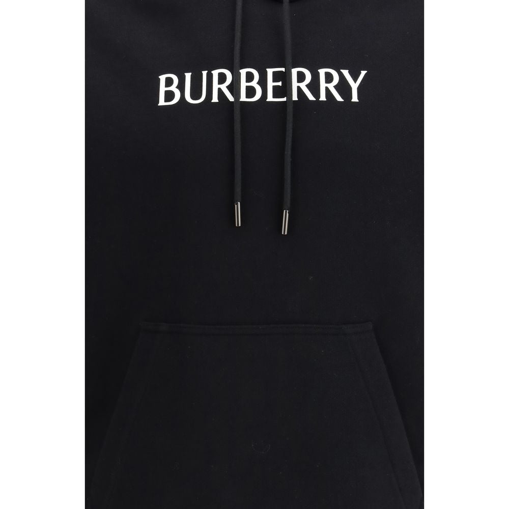 Burberry Black Cotton Sweatshirt - Luxe Marca