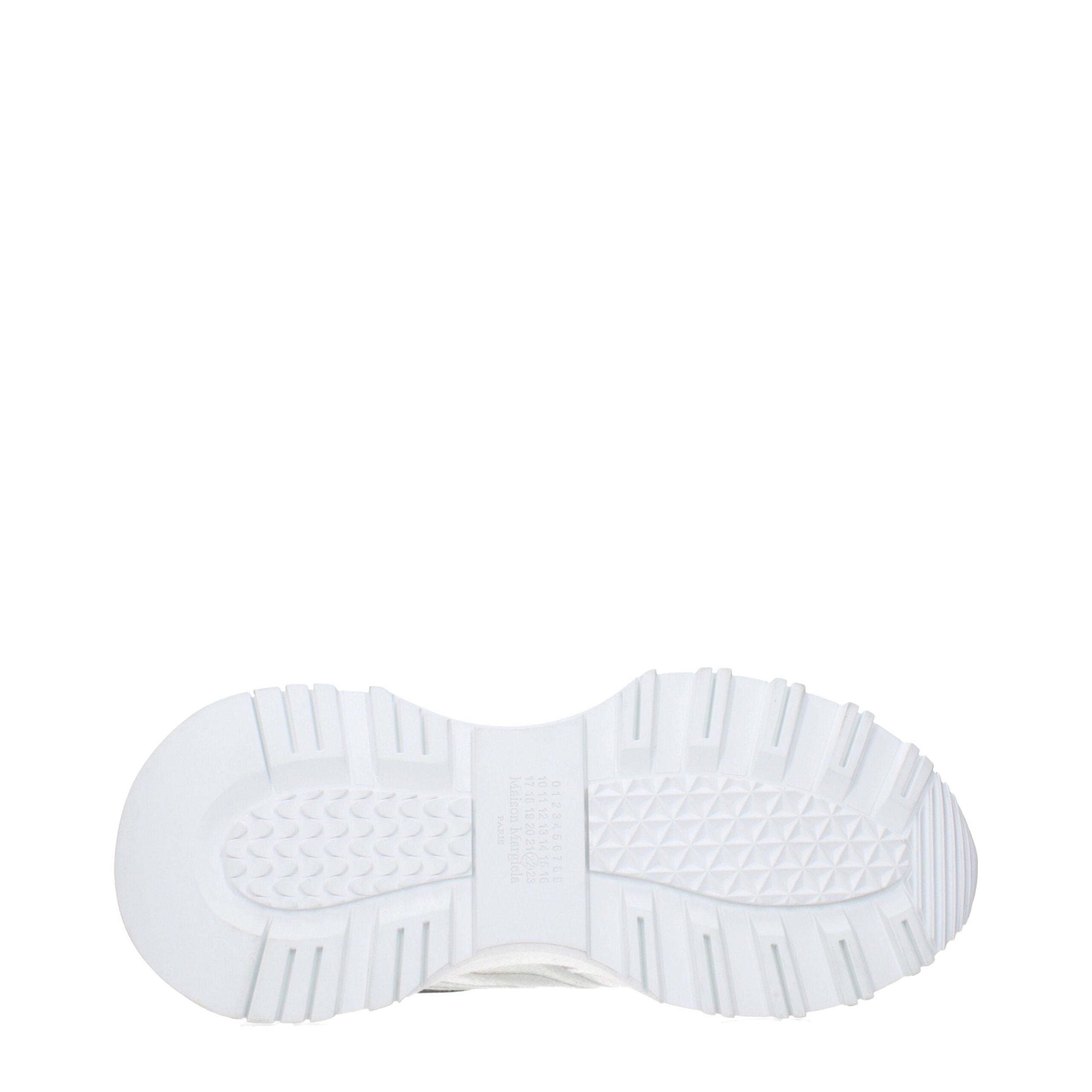Maison Margiela White Fabric Athletic Sneakers