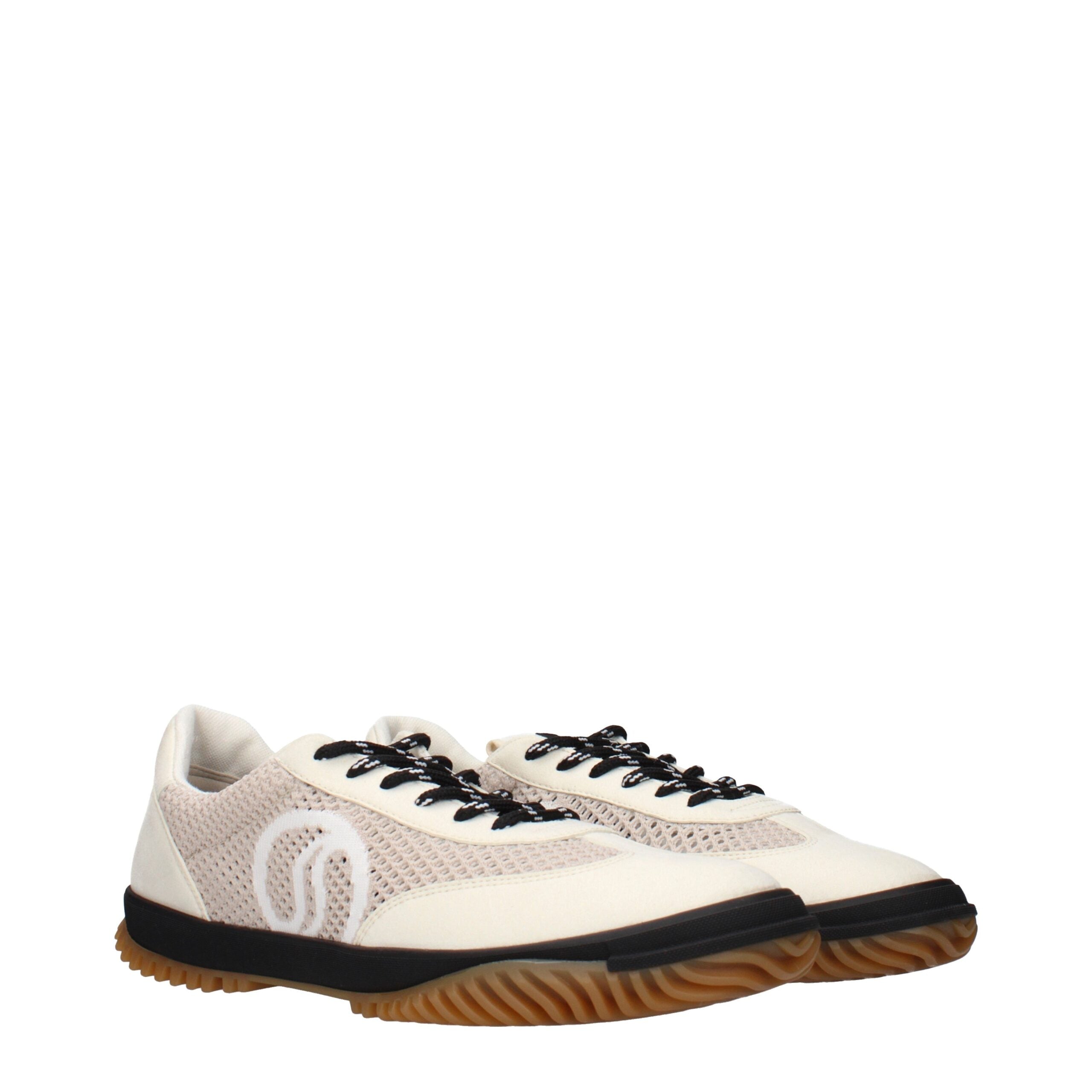 Stella McCartney White Fabric Low Top Sneakers