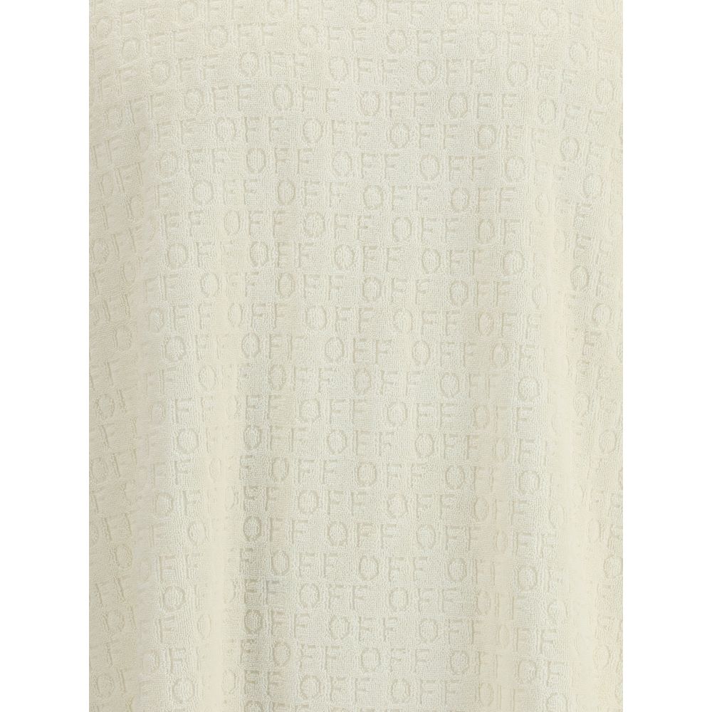 Off-White Cream Cotton T-Shirt