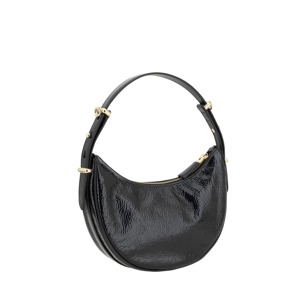 Prada Black Calf Leather Bos Taurus Shoulder Bag