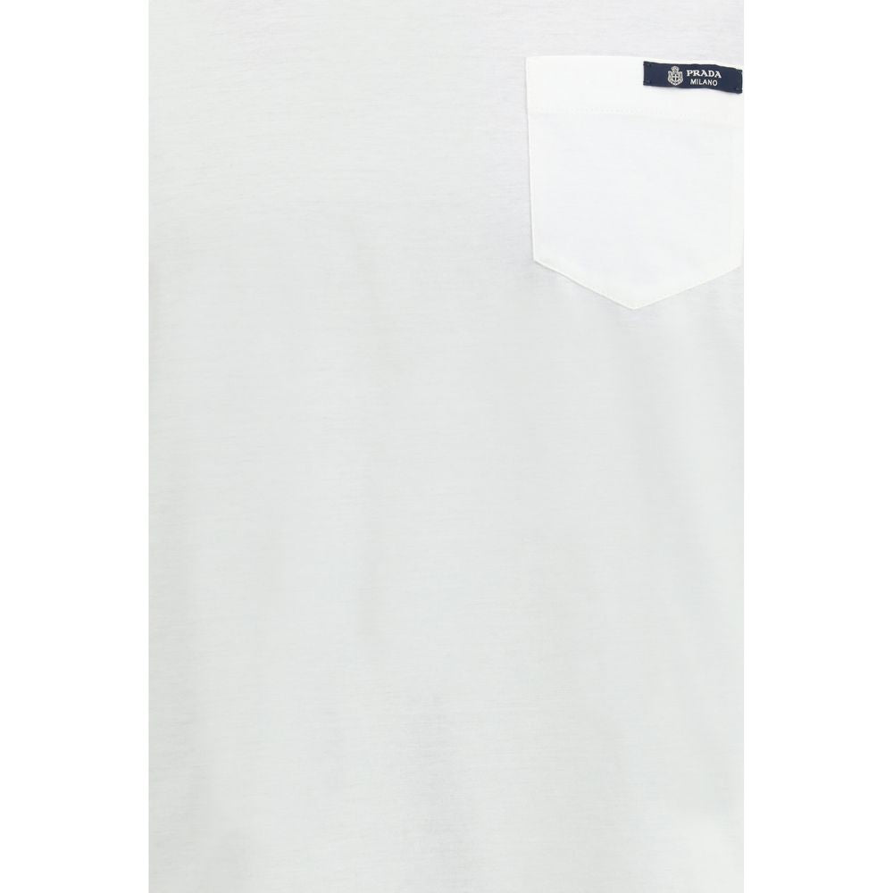 Prada White Cotton T-Shirt - Luxe Marca