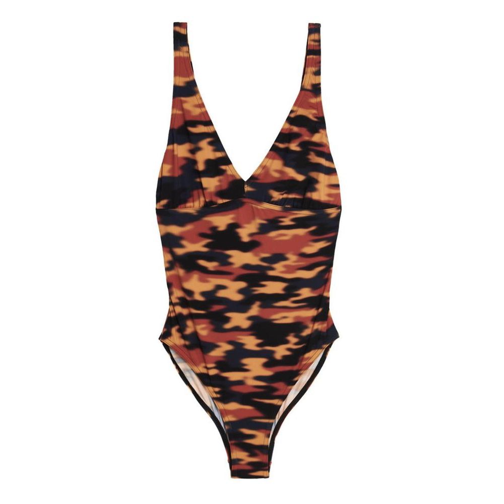 Dries Van Noten Multicolor Polyester One-Piece Swimsuit
